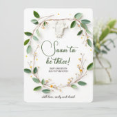 植物性ベビー明らかに妊娠告知カード シーズンカード (スタンド正面)