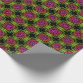 植物性ボエレガントホカラフル曼荼羅 ラッピングペーパー (角)