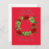 植物性ボホクリスマスカード 案内ポストカード (正面/裏面)