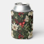 植物性ポインセチアのクリスマスパターン 缶クーラー (缶裏面)