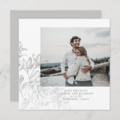 植物性モダンフローラ写真 セーブザデート (正面/裏面)