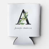 植物性モダンモノグラム 缶クーラー (正面)