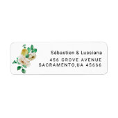 植物性モダンユーカリプタス枝 ラベル (正面)