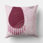 植物性モダン抽象芸術 クッション (裏面)