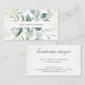 植物性モダン植樹ユーカリエレガントス 名刺 (正面/裏面)