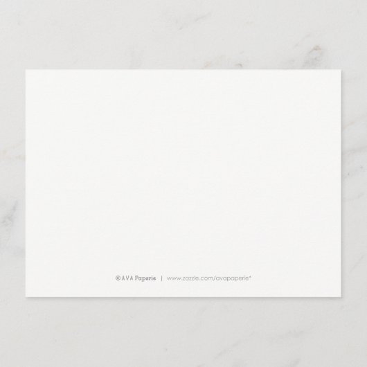 植物性モダン緑地の素朴な宿泊施設 エンクロージャーカード (裏面)