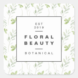 植物性モダン緑地 スクエアシール