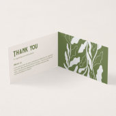 植物性モダンQRコード折り畳みつるラベルカード (内部)