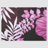 植物性ヤシの葉トロピカルパターンの切り離し 薄葉紙 (正面)