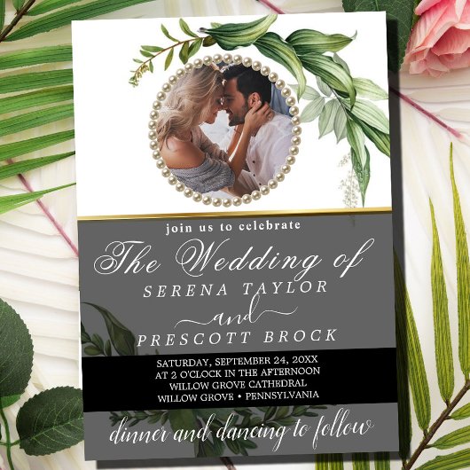 植物性ユーカリの写真結婚すべて 招待状