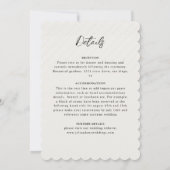 植物性ユーカリプタス離れグリーンリース結婚ズ 招待状 (裏面)