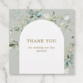 植物性ユーカリプトゥアーチベイビーシャワー フェイバータグ (裏面)