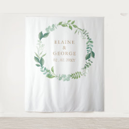 植物性ユーカリ結婚の背景 タペストリー