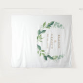 植物性ユーカリ結婚の背景 タペストリー (正面(横))