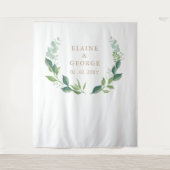 植物性ユーカリ結婚の背景 タペストリー (正面)