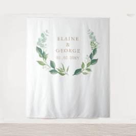 植物性ユーカリ結婚の背景 タペストリー