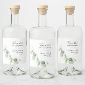植物性ユーカリ結婚プショット リキュールボトルラベル (ボトル)