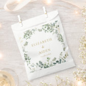 植物性ユーカリ結婚植樹 フェイバーバッグ (クリップ留めされた状態)