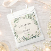 植物性ユーカリ結婚植樹 フェイバーバッグ (クリップ留めされた状態)