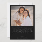 植物性ユーカリ緑カスタムのクリスマス シーズンカード (裏面)