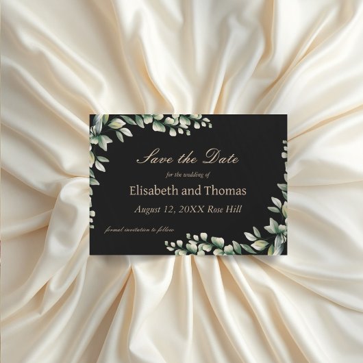 植物性ユーカリ葉スカードを保存 サンキューカード