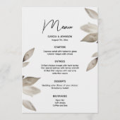 植物性ユーカリ葉ス結婚ズ メニュー (正面)