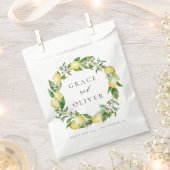 植物性レモンと緑ありがとう結婚さん フェイバーバッグ (クリップ留めされた状態)