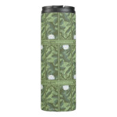 植物性ロータスパネルパターン – ホワイトロータス タンブラー (裏面)