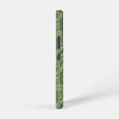 植物性ロータスパネルパターン – ホワイトロータス SAMSUNG GALAXYケース (右側面)