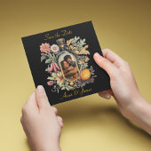 植物性ワインボトル、日付を保存 シーズンカード