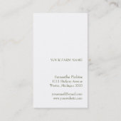 植物性ヴィンテージひまわり 名刺 (裏面)