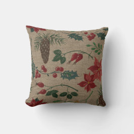 植物性伝統的クリスマス クッション
