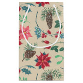 植物性伝統的クリスマス スモールペーパーバッグ (裏面)