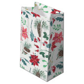 植物性伝統的クリスマス スモールペーパーバッグ (裏面アングル)