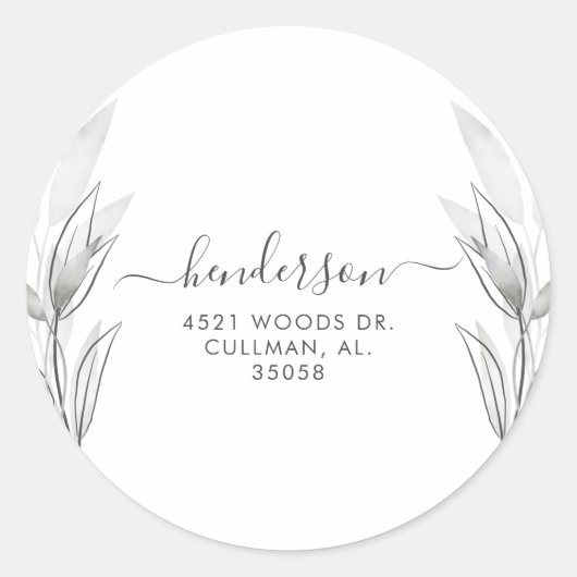 植物性住所 シールシール ラウンドシール (正面)