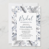 植物性冬葉ブライダル茶パーティー 招待状 (正面)