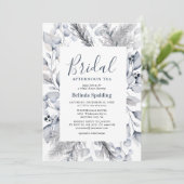 植物性冬葉ブライダル茶パーティー 招待状 (スタンド正面)