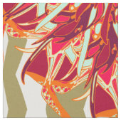 植物性幾何学的ブルゴーニュ ファブリック (クローズアップ)