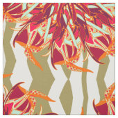 植物性幾何学的ブルゴーニュ ファブリック (見本)