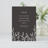 植物性悔やみや弔慰サンキューカード 招待状 (スタンド正面)