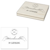 植物性手作り(名前をカスタムする)、ビッグ・ラージ ラバースタンプ (押印)