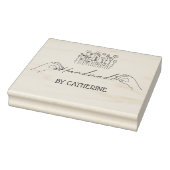 植物性手作り(名前をカスタムする)、ビッグ・ラージ ラバースタンプ (スタンプ)