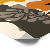 植物性抽象的ミニマル#illustration ポスター (角)