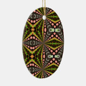 植物性抽象芸術オーナメント2 セラミックオーナメント (右)