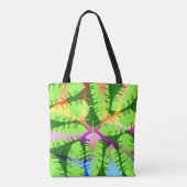 植物性抽象芸術バナナ葉 トートバッグ (裏面)