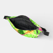 植物性抽象芸術バナナ葉 ファニーパック (見開き)