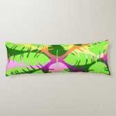 植物性抽象芸術バナナ葉 ボディピロー (裏面)