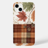 植物性抽象芸術ラップトップスリーブ自然-離れ Case-Mate iPhoneケース (裏面)