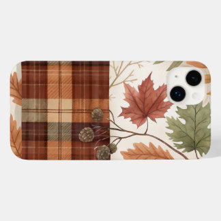 植物性抽象芸術ラップトップスリーブ自然-離れ Case-Mate iPhone 14 PLUSケース