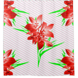 植物性抽象芸術 シャワーカーテン